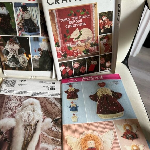 McCall Christmas Collection of Vintage Crafts sewing Patterns set of nine - Picture 4 of 7